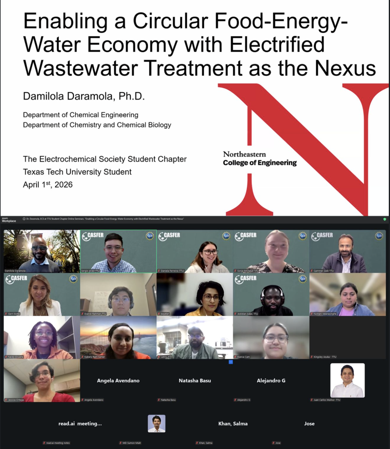 Dr. Daramola Online Lecture &ndash; April 1, 2026